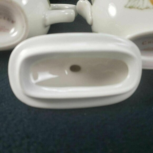 Charter Club Summer Grove Creamer Lidded Sugar Bowl Set Plum Currant Pear - Picture 8 of 11